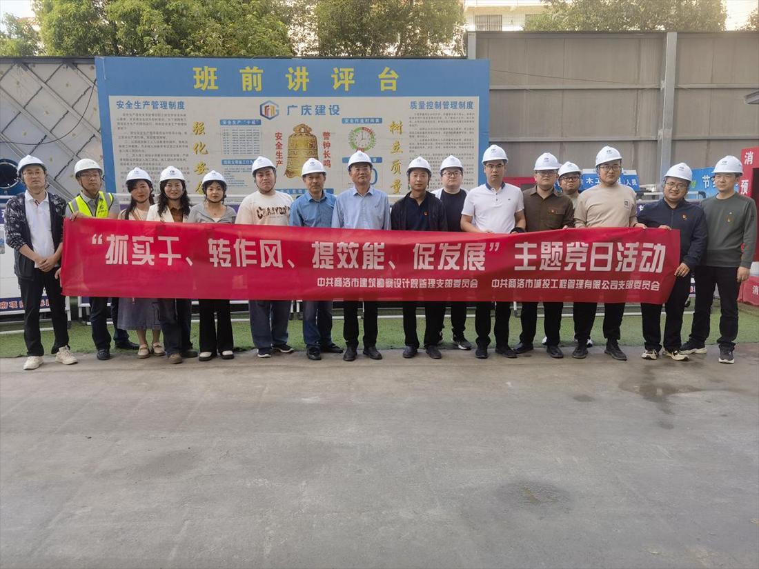 市城投工程公司黨支部開展“抓實干、轉(zhuǎn)作風(fēng)、提效能、促發(fā)展”主題黨日活動